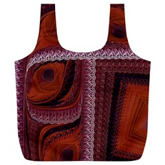 Petals Pattern Design Texture Full Print Recycle Bag (xl)