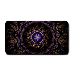 Fractal Vintage Colorful Decorative Medium Bar Mats by Wegoenart