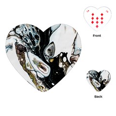 Abstract Structure Pattern Playing Cards (heart) by Wegoenart