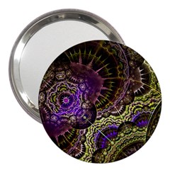 Abstract Fractal Art Design 3  Handbag Mirrors by Wegoenart