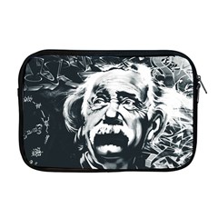 Albert Einstein Street Art Apple Macbook Pro 17  Zipper Case by Wegoenart