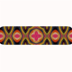 Kaleidoscope Art Pattern Ornament Large Bar Mats by Wegoenart