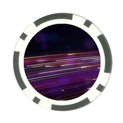 Abstract Cosmos Space Particle Poker Chip Card Guard (10 Pack) by Wegoenart