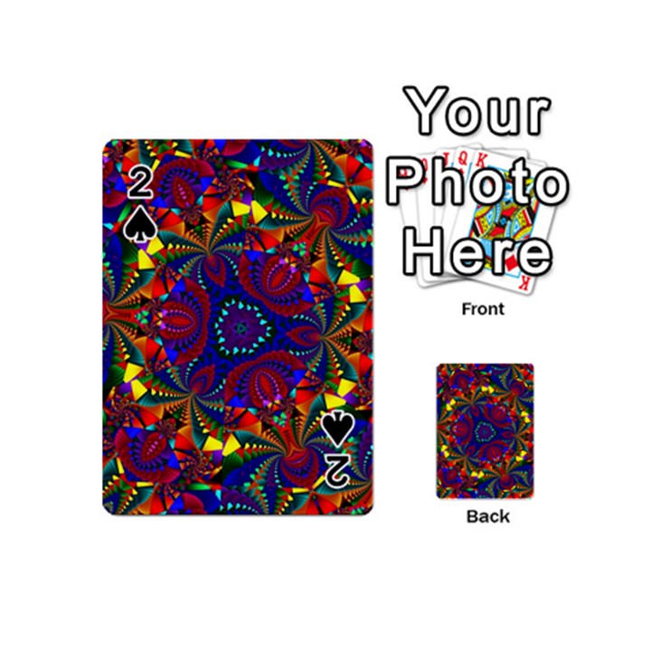 Kaleidoscope Pattern Ornament Playing Cards 54 (Mini)