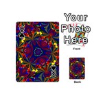 Kaleidoscope Pattern Ornament Playing Cards 54 (Mini) Front - SpadeQ