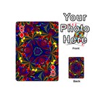 Kaleidoscope Pattern Ornament Playing Cards 54 (Mini) Front - DiamondQ