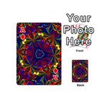 Kaleidoscope Pattern Ornament Playing Cards 54 (Mini) Front - DiamondA