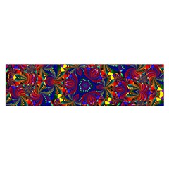 Kaleidoscope Pattern Ornament Satin Scarf (oblong)