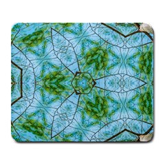 Forest Kaleidoscope Pattern Large Mousepads by Wegoenart