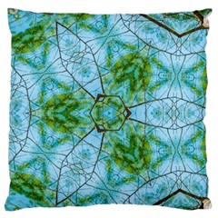 Forest Kaleidoscope Pattern Standard Flano Cushion Case (two Sides)