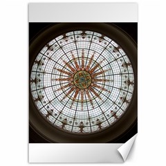 Dome Glass Architecture Glass Dome Canvas 12  X 18 
