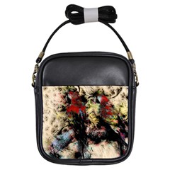 Ara Bird Parrot Animal Art Girls Sling Bag by Wegoenart