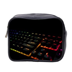 Keyboard Led Technology Mini Toiletries Bag (two Sides) by Wegoenart