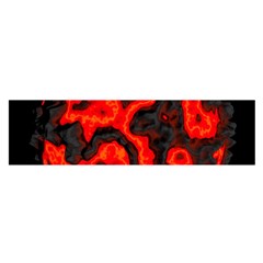 Lava Planet Space Universe Fire Satin Scarf (oblong) by Wegoenart