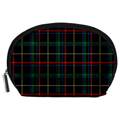 Plaid Tartan Checks Pattern Accessory Pouch (large) by Wegoenart