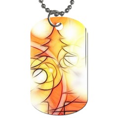 Tree Atmosphere Advent Dog Tag (one Side) by Wegoenart