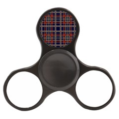 Plaid Tartan Scottish Navy Gold Finger Spinner by Wegoenart