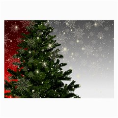 Christmas Fir Tree Mockup Star Large Glasses Cloth by Wegoenart