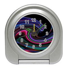 Art Abstract Colorful Abstract Travel Alarm Clock