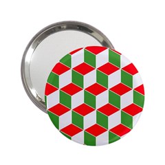 Christmas Abstract Background 2.25  Handbag Mirrors