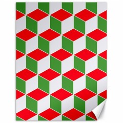 Christmas Abstract Background Canvas 18  x 24 