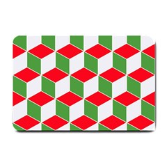 Christmas Abstract Background Small Doormat 