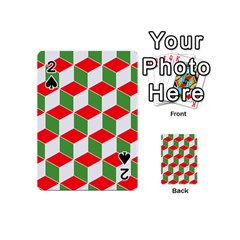 Christmas Abstract Background Playing Cards 54 (Mini)