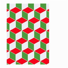 Christmas Abstract Background Small Garden Flag (Two Sides)