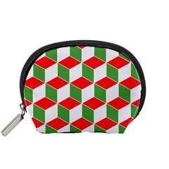 Christmas Abstract Background Accessory Pouch (Small)
