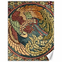 Wings Feathers Cubism Mosaic Canvas 12  X 16  by Wegoenart