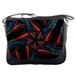 Abstract Art Pattern Messenger Bag Front