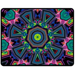 Abstract Art Background Double Sided Fleece Blanket (medium) 