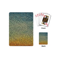 Background Cubism Mosaic Vintage Playing Cards (mini) by Wegoenart