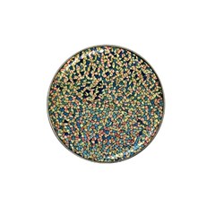 Background Cubism Mosaic Vintage Hat Clip Ball Marker (4 pack)