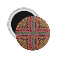 Abstract Design Abstract Art Orange 2 25  Magnets