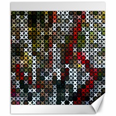 Christmas Cross Stitch Background Canvas 20  X 24 