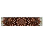 Abstract Art Texture Mandala Small Flano Scarf Back