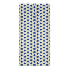 Star Background Backdrop Blue Shower Curtain 36  X 72  (stall)  by Wegoenart