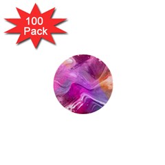 Background Art Abstract Watercolor 1  Mini Buttons (100 pack) 