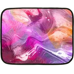 Background Art Abstract Watercolor Double Sided Fleece Blanket (Mini) 