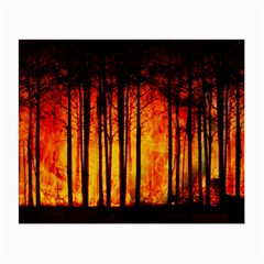 Forest Fire Forest Climate Change Small Glasses Cloth by Wegoenart