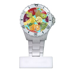 Fruit Picture Drawing Illustration Plastic Nurses Watch by Wegoenart