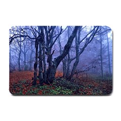 Beeches Autumn Foliage Forest Tree Small Doormat  by Wegoenart