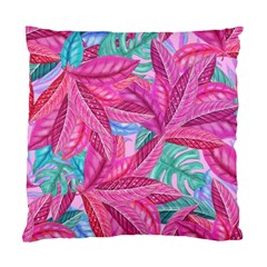 Leaves Tropical Reason Stamping Standard Cushion Case (two Sides) by Wegoenart