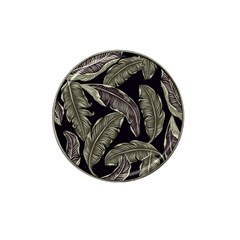 Jungle Leaves Tropical Pattern Hat Clip Ball Marker (4 Pack) by Wegoenart