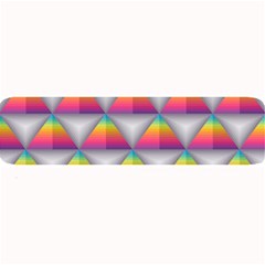 Trianggle Background Colorful Triangle Large Bar Mats by Wegoenart