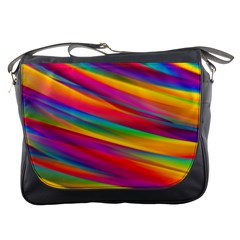 Colorful Background Messenger Bag by Wegoenart