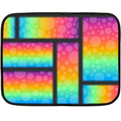 Background Colorful Abstract Fleece Blanket (mini) by Wegoenart