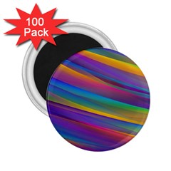 Colorful Background 2 25  Magnets (100 Pack)  by Wegoenart