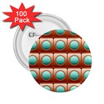 Abstract Background Circle Square 2.25  Buttons (100 pack)  Front